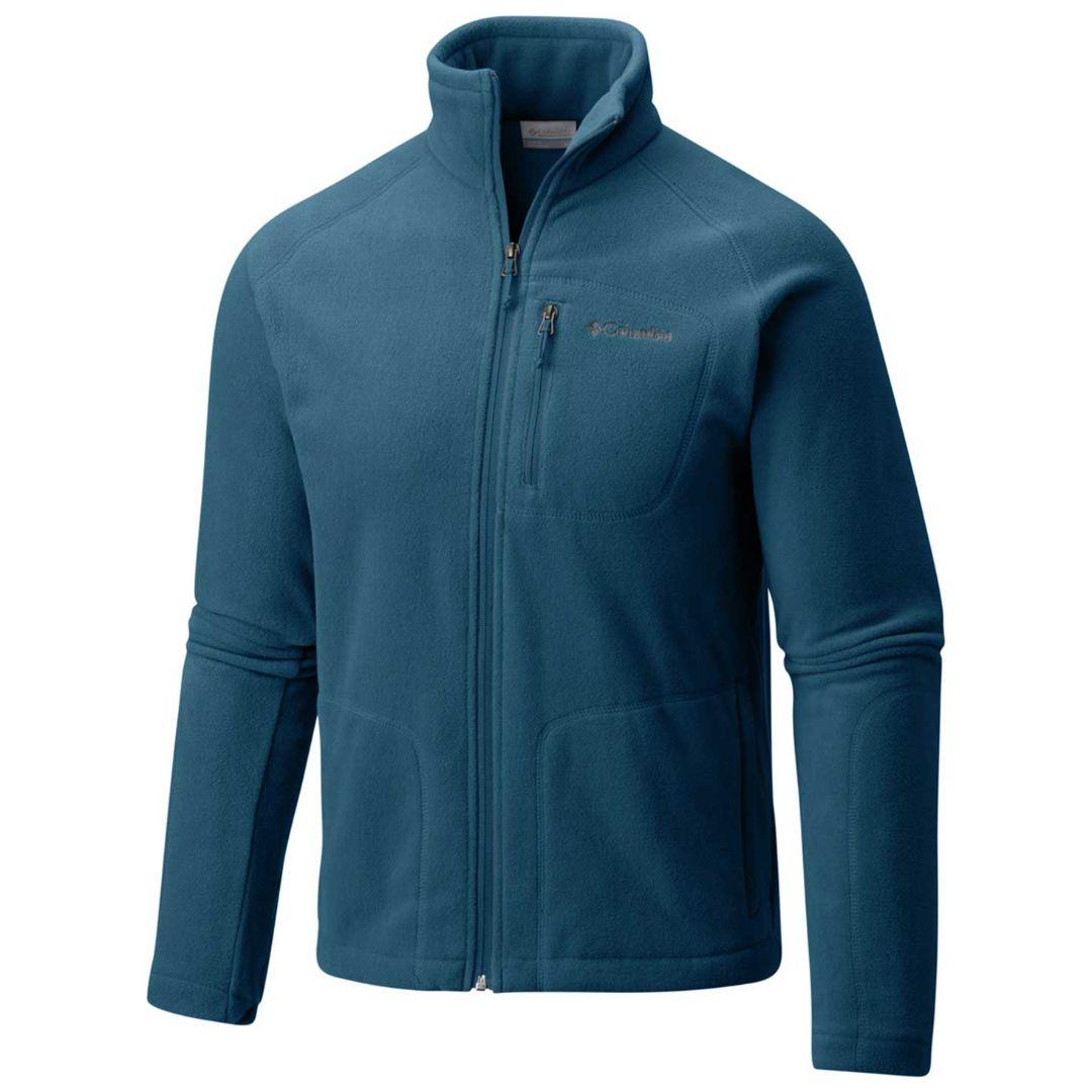 Columbia Men Blue Fast Trek II Full Zip Fleece Jacket
