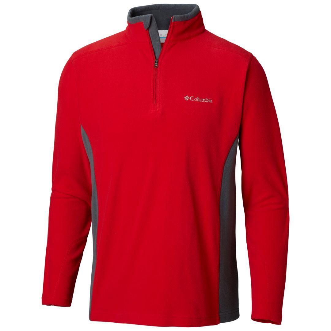 Columbia Men Red Fast Trek II Full Zip Fleece Jacket