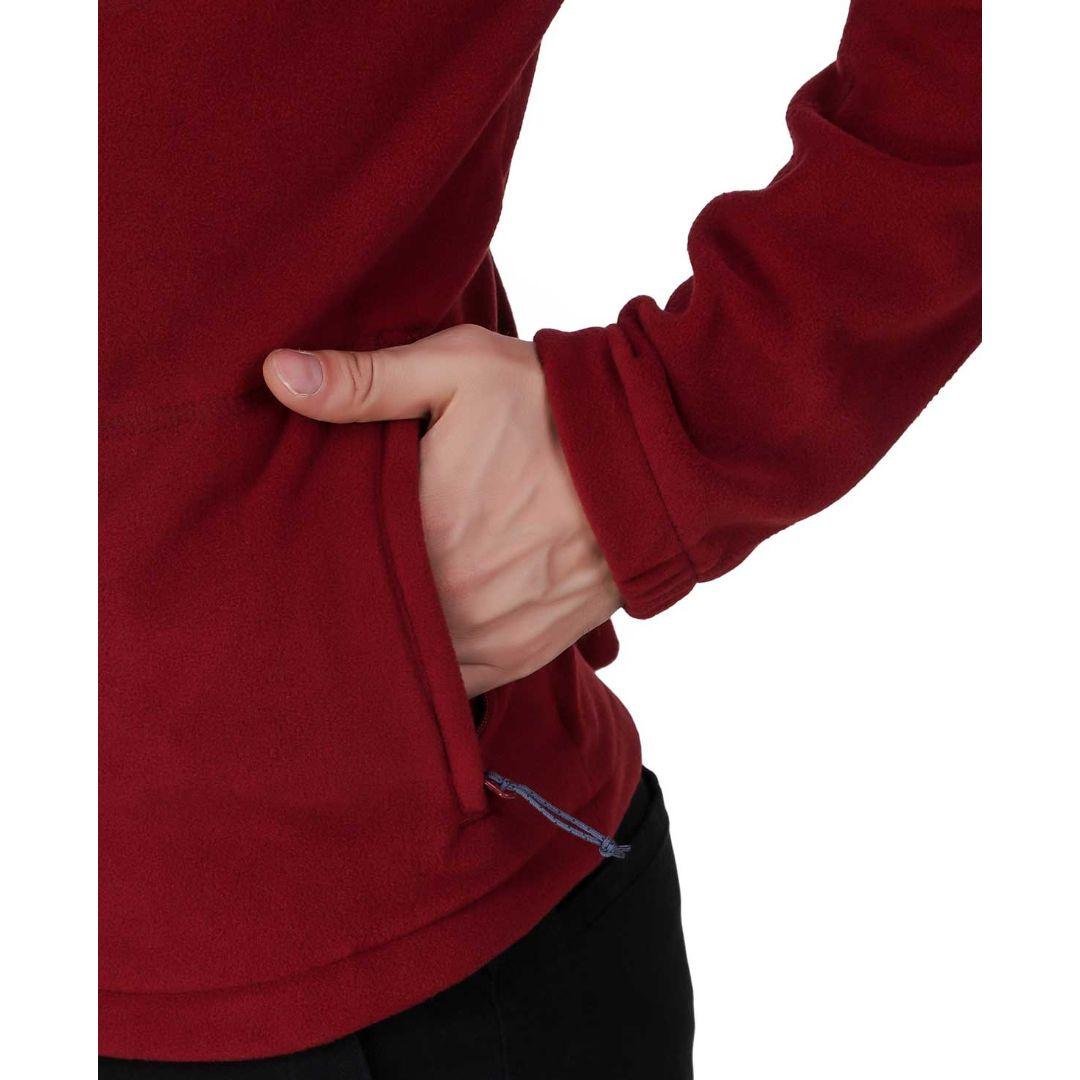 Columbia Men Red Fast Trek II Full Zip Fleece Jacket