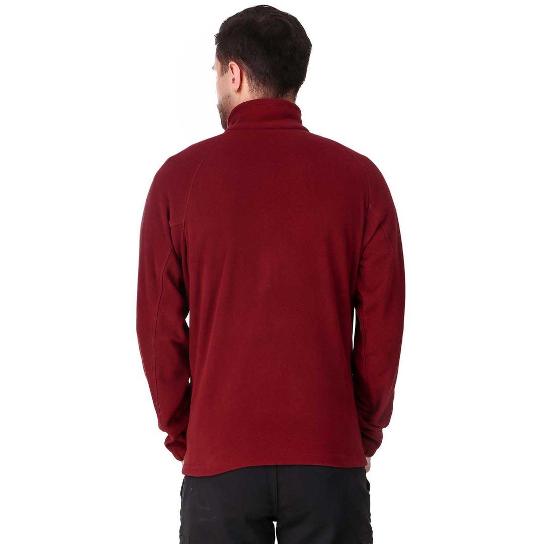 Columbia Men Red Fast Trek II Full Zip Fleece Jacket