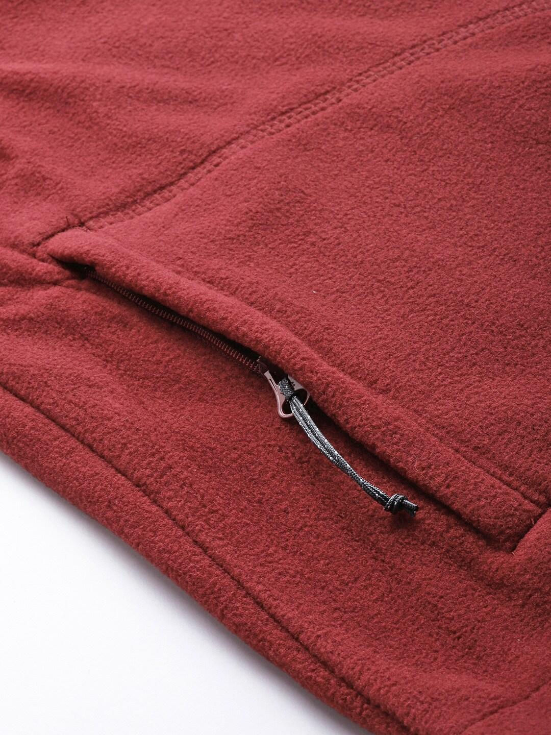 Columbia Men Red Fast Trek II Full Zip Fleece Jacket