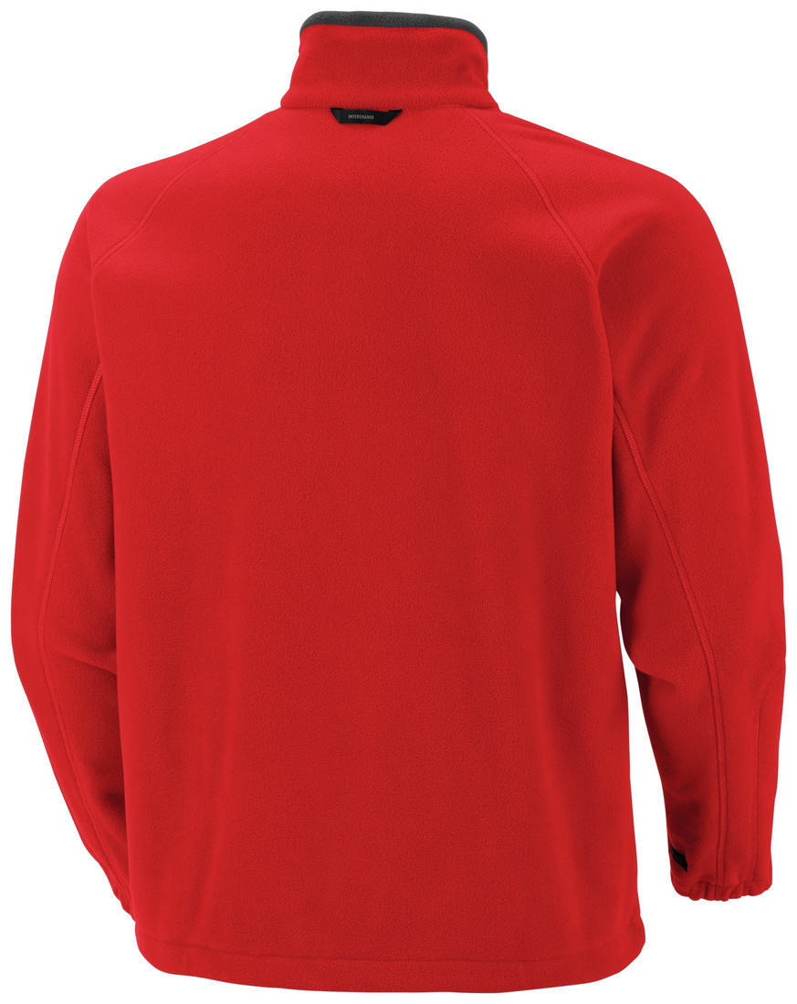 Columbia Men Red Fast Trek II Full Zip Fleece Jacket