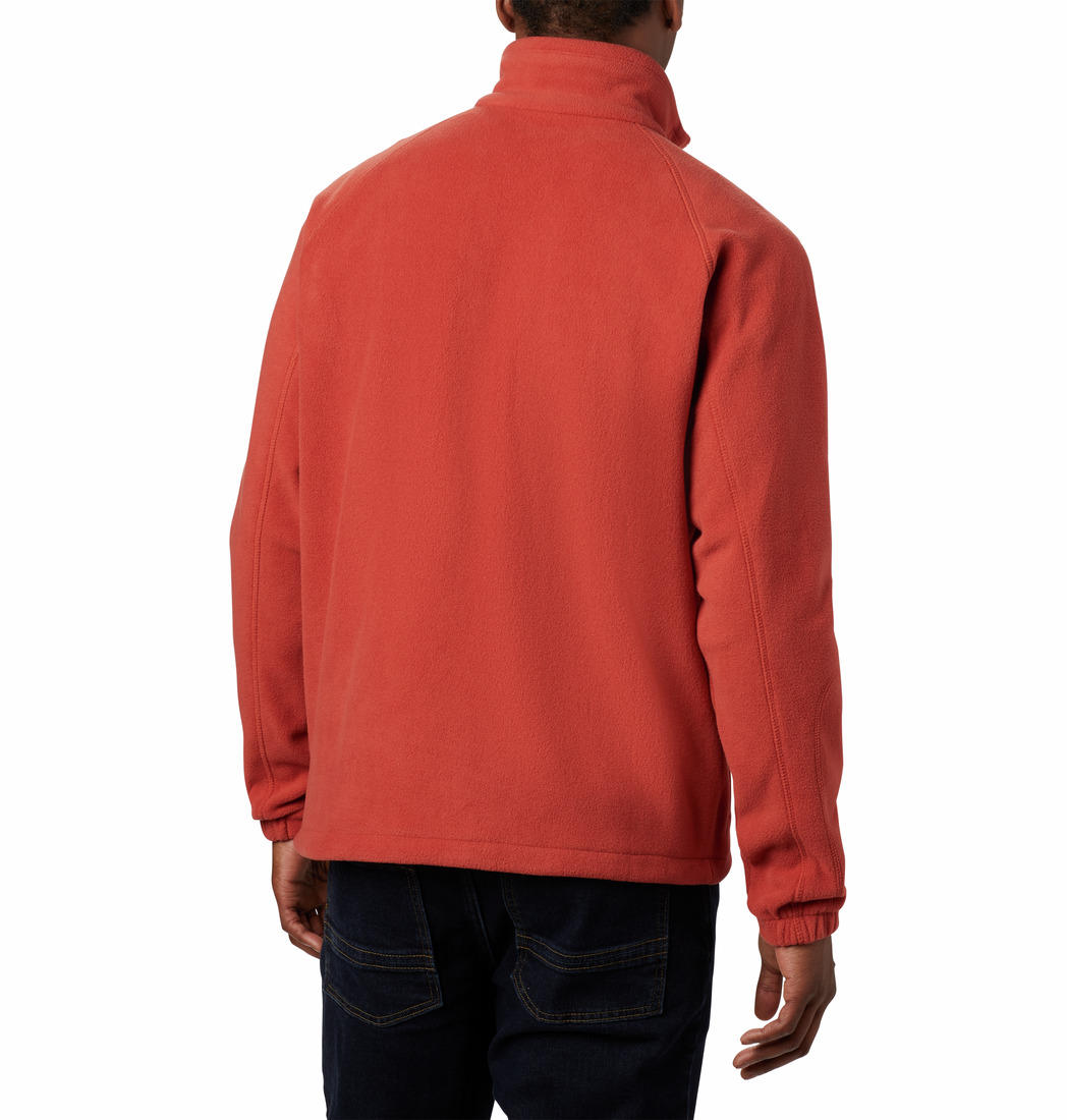 Columbia Men Orange Fast Trek II Full Zip Fleece Jacket