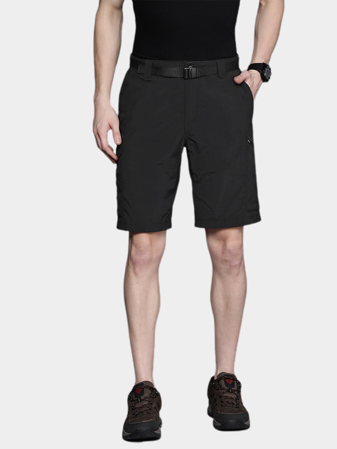 Columbia Men Black Omni-Wick Silver Ridge Cargo Shorts