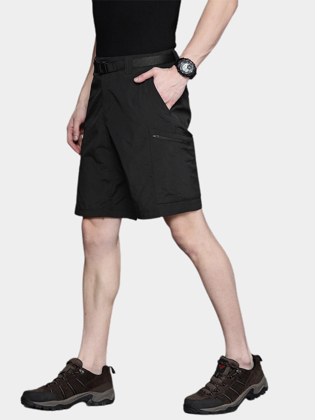 Columbia Men Black Omni-Wick Silver Ridge Cargo Shorts