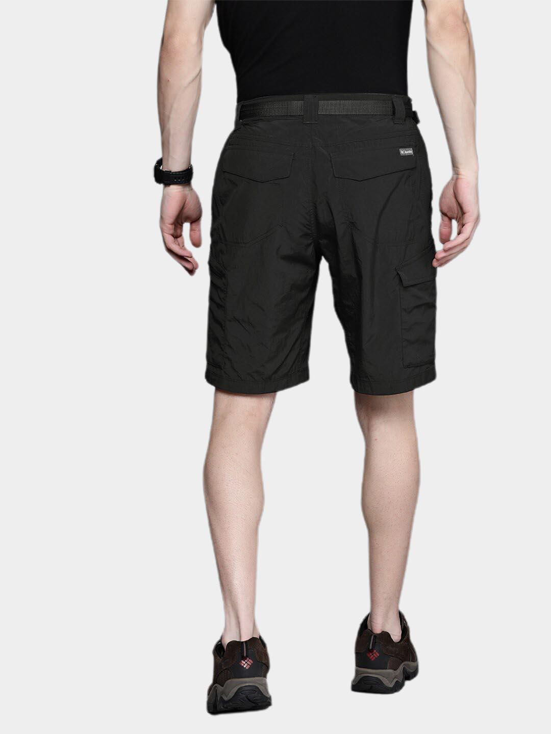 Columbia Men Black Omni-Wick Silver Ridge Cargo Shorts