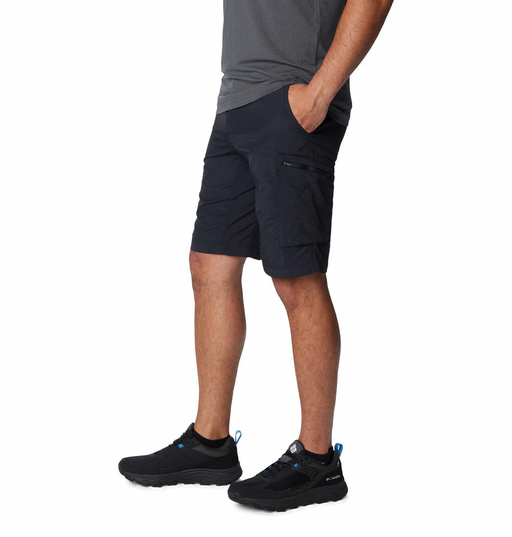 Columbia Men Black Omni-Wick Silver Ridge Cargo Shorts