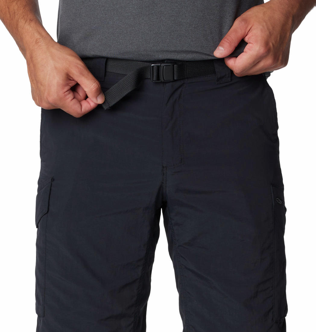 Columbia Men Black Omni-Wick Silver Ridge Cargo Shorts