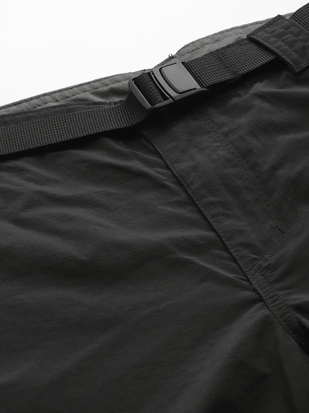 Columbia Men Black Omni-Wick Silver Ridge Cargo Shorts
