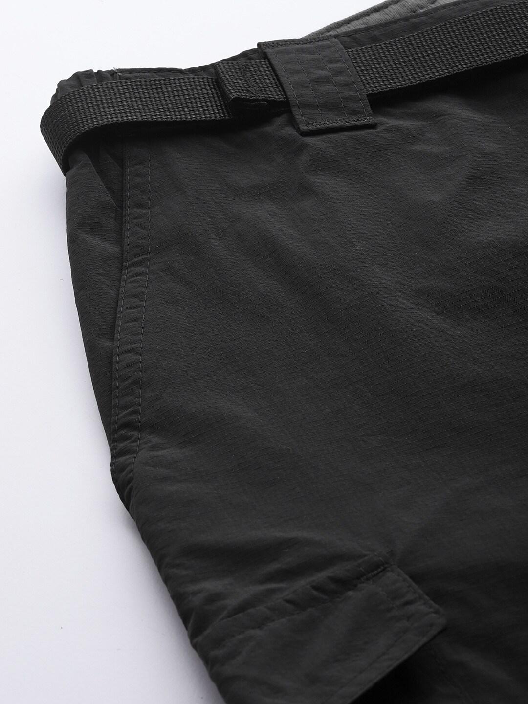Columbia Men Black Omni-Wick Silver Ridge Cargo Shorts