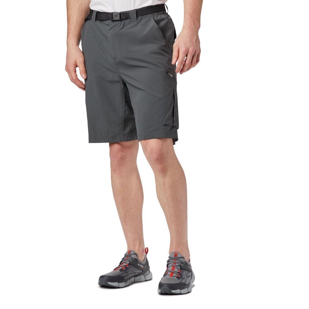 Columbia Men Grey Silver Ridge Cargo Short (Sun Protection)