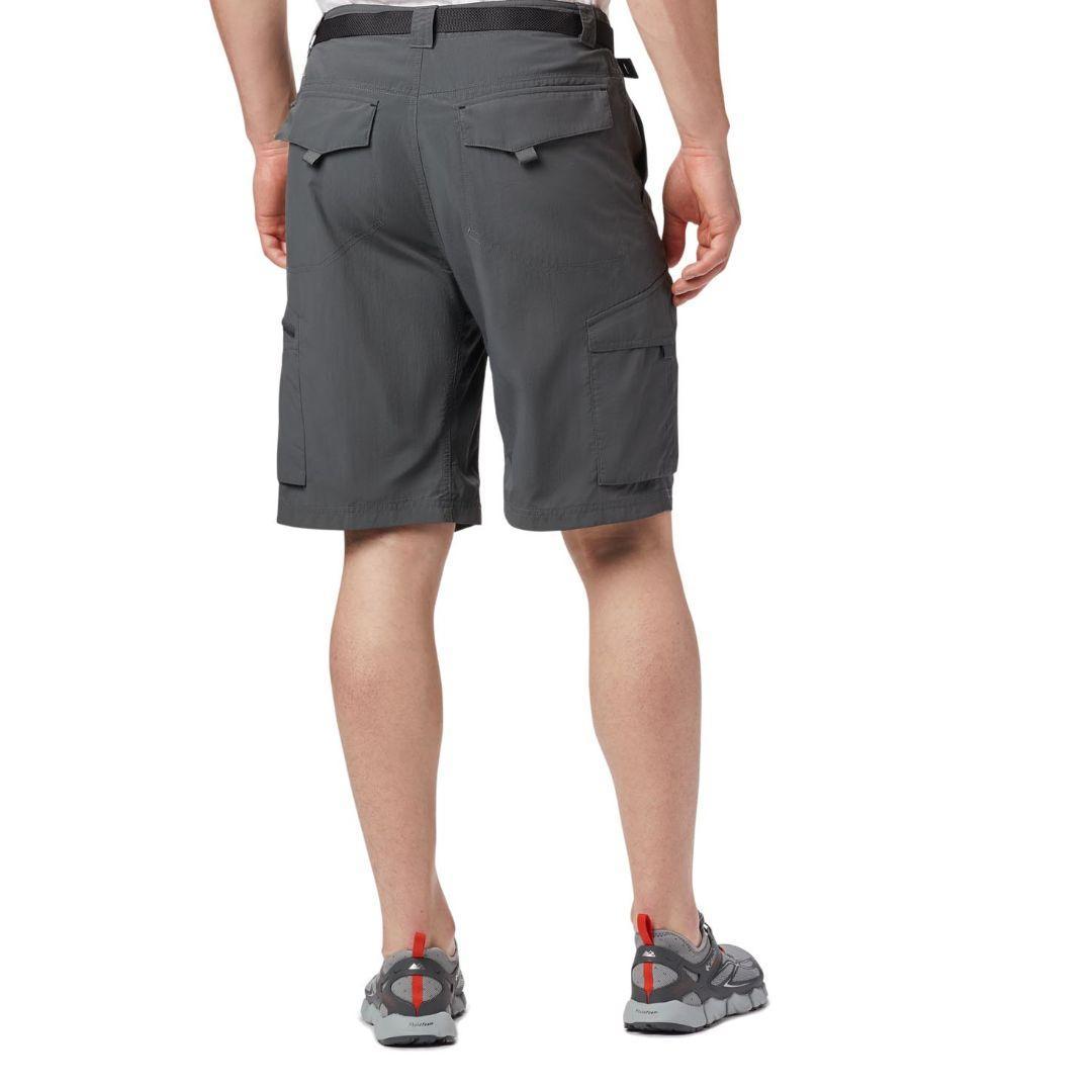 Columbia Men Grey Silver Ridge Cargo Short (Sun Protection)