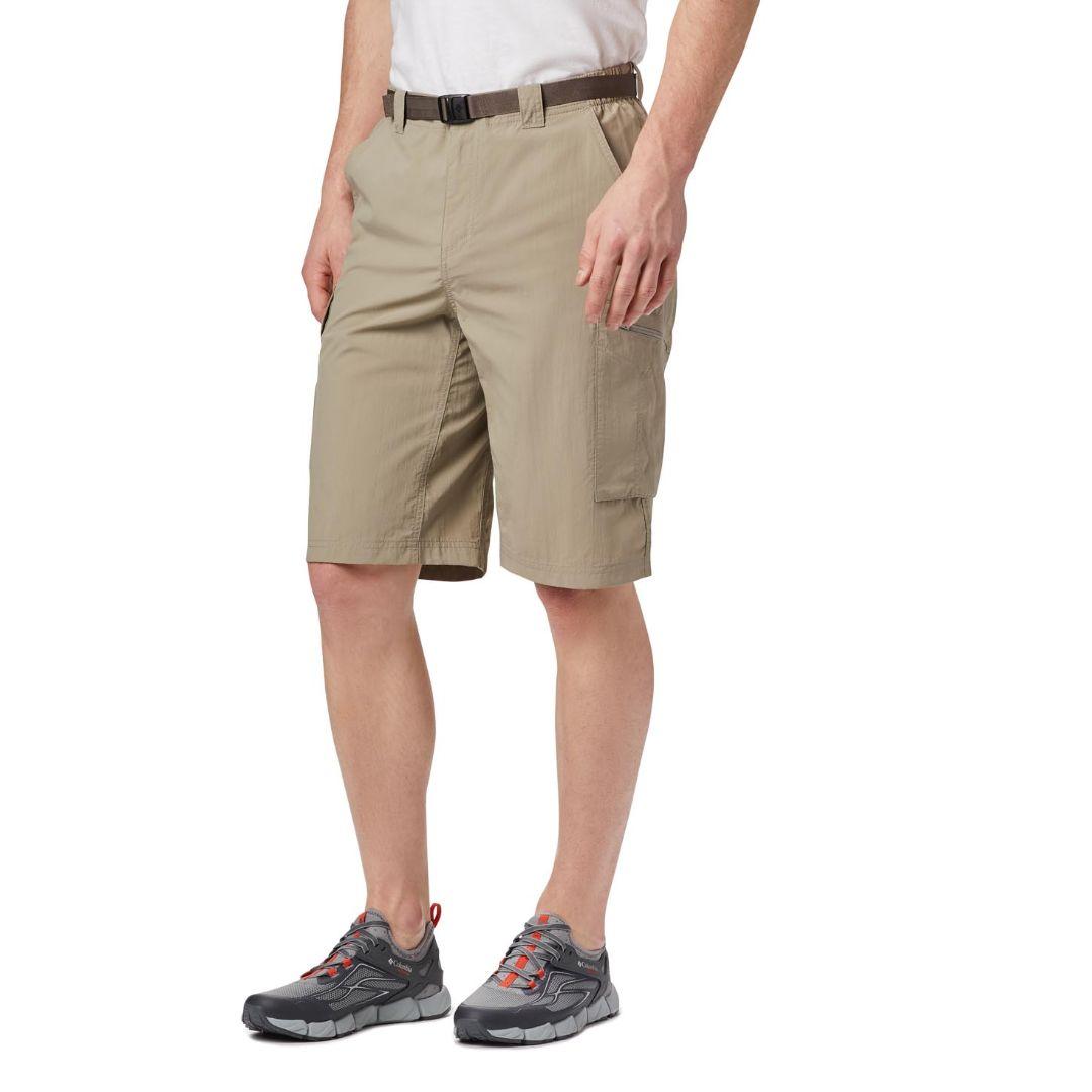 Columbia Men Beige Omni-Wick Silver Ridge Cargo Shorts