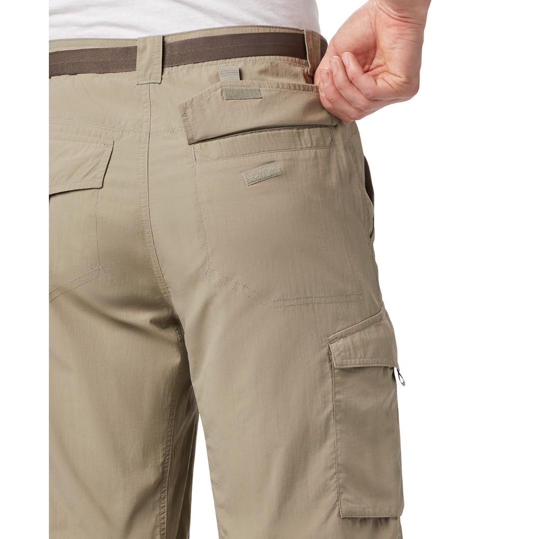 Columbia Men Beige Omni-Wick Silver Ridge Cargo Shorts