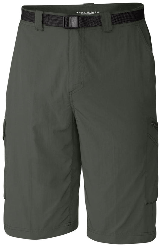 Columbia Men Green Omni-Wick Silver Ridge Cargo Shorts