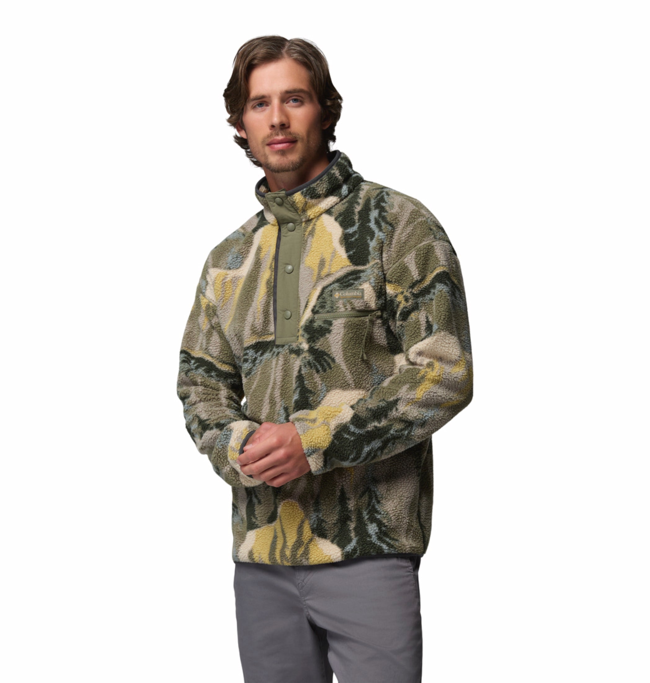 men green helvetia ii pullover
