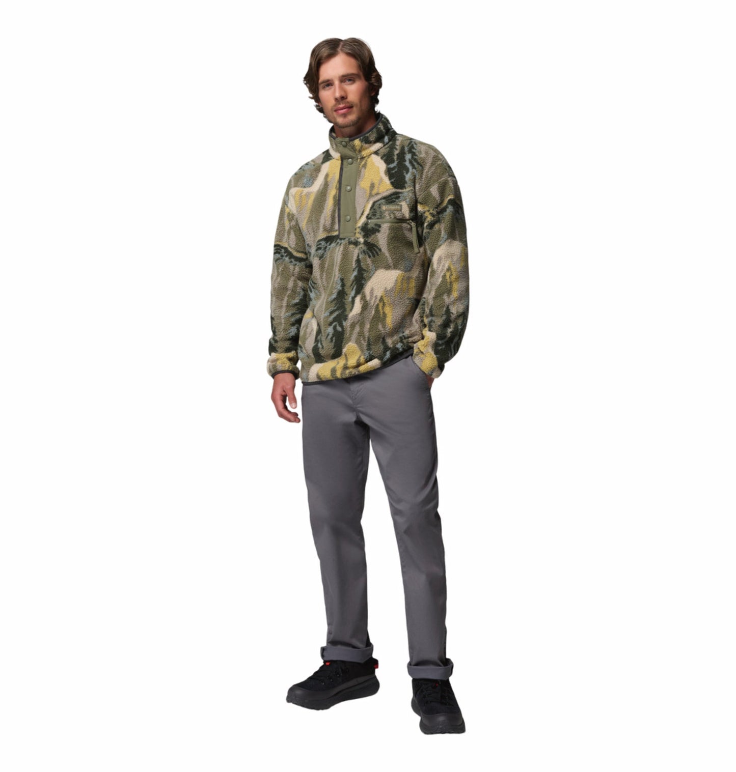 men green helvetia ii pullover