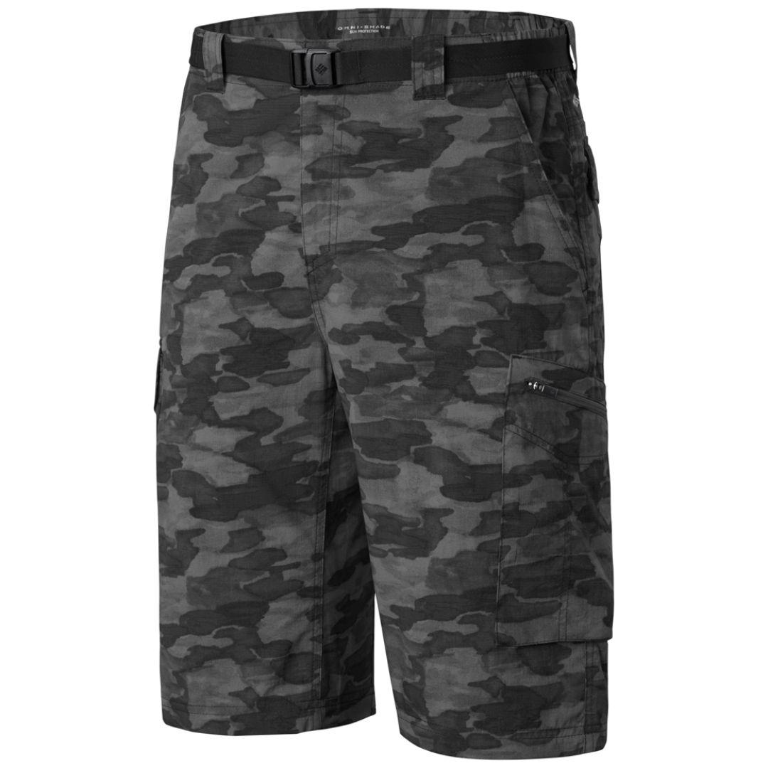 Columbia Men Multi Silver Ridge Printed Cargo Shorts