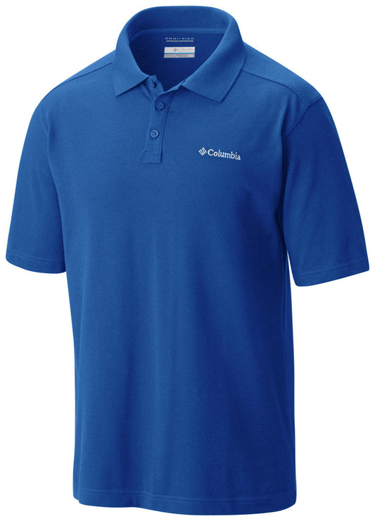 Columbia Men Blue Elm Creek Polo T-Shirt
