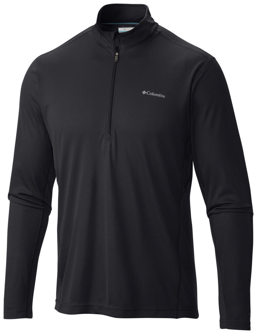 Columbia Men Black Midweight II Long Sleeve Half Zip Baselayer Top (Non Returnable)