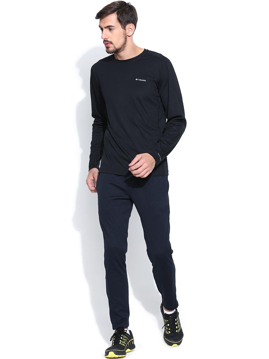 Columbia Men Black Midweight II Long Sleeve Baselayer Top
