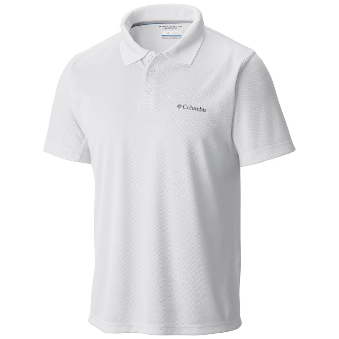Columbia Men White New Utilizer Polo (Sun Protection)