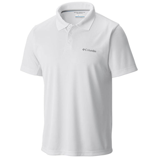 Columbia Men White New Utilizer Polo (Sun Protection)