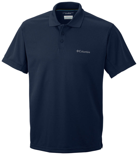 Columbia Men Navy Blue New Utilizer Polo T-Shirt