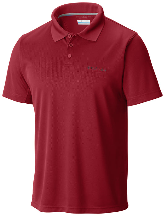 Columbia Men Red New Utilizer Polo (Sun Protection)