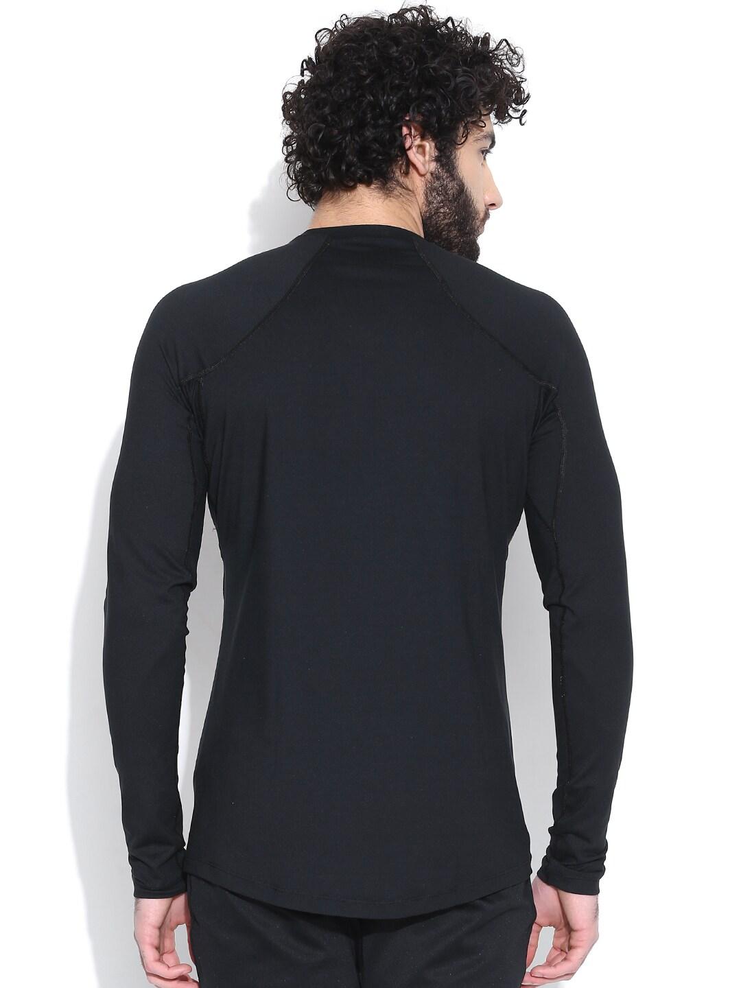 Columbia Men Black Heavyweight Stretch Long Sleeve Baselayer Top (Non Returnable)