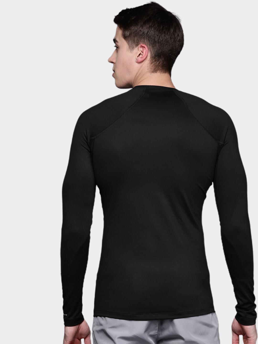 Columbia Men Black Heavyweight Stretch Long Sleeve Baselayer Top (Non Returnable)