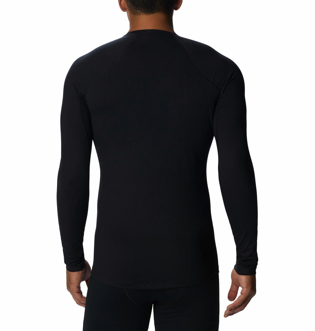 Columbia Men Black Heavyweight Stretch Long Sleeve Baselayer Top (Non Returnable)