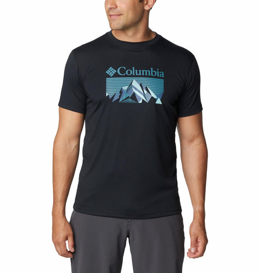 Columbia Men Black Columbia Men Zero Rules Short Sleeve Graphic T-Shirt