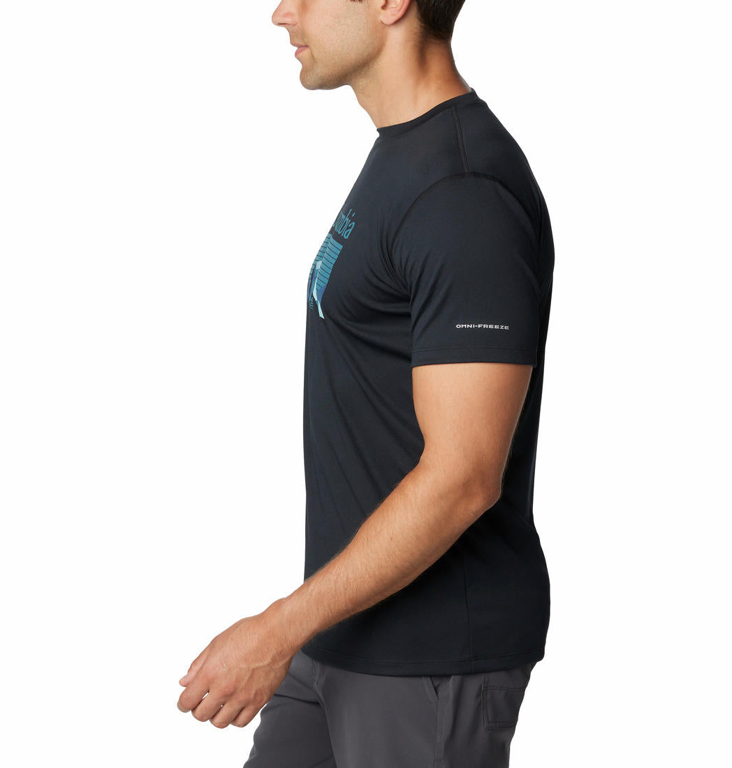Columbia Men Black Columbia Men Zero Rules Short Sleeve Graphic T-Shirt