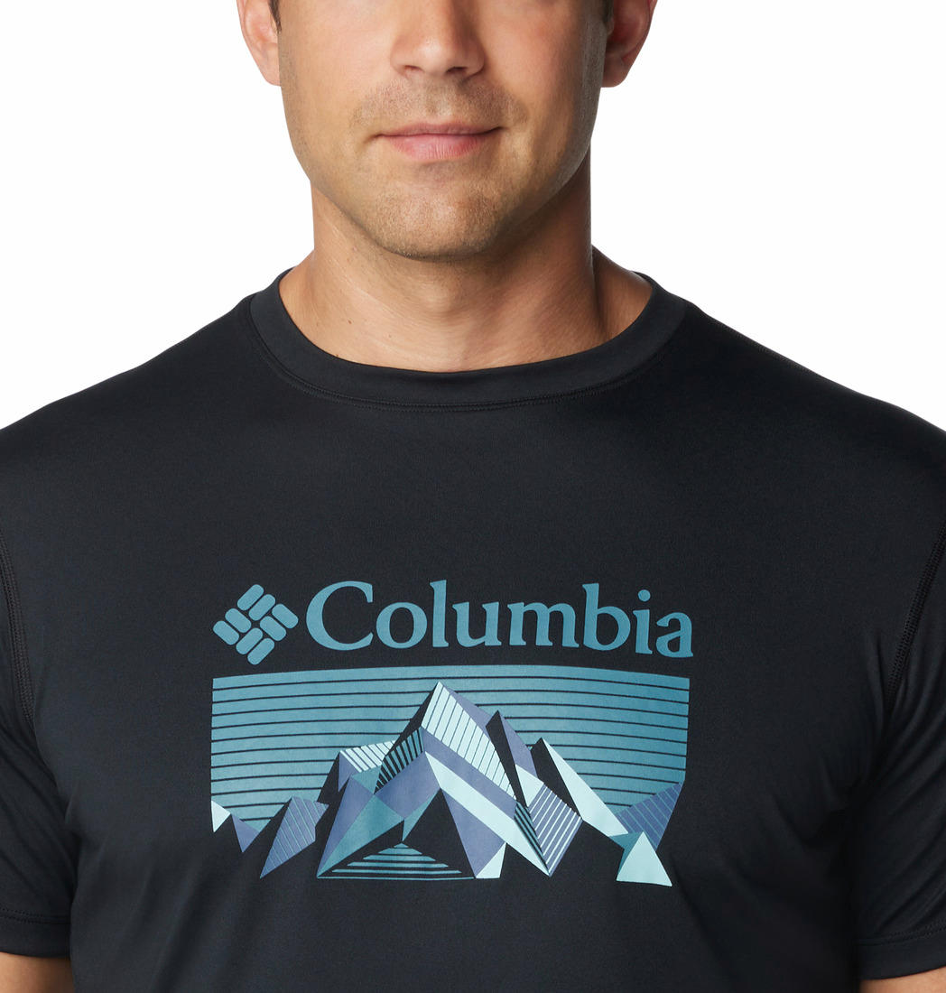 Columbia Men Black Columbia Men Zero Rules Short Sleeve Graphic T-Shirt
