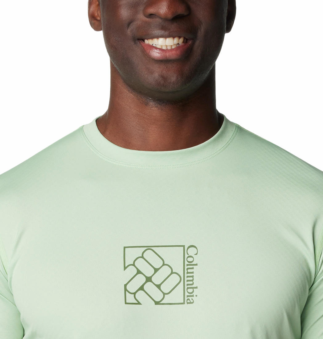 Columbia Men Green Columbia Men Zero Rules Short Sleeve Graphic T-Shirt