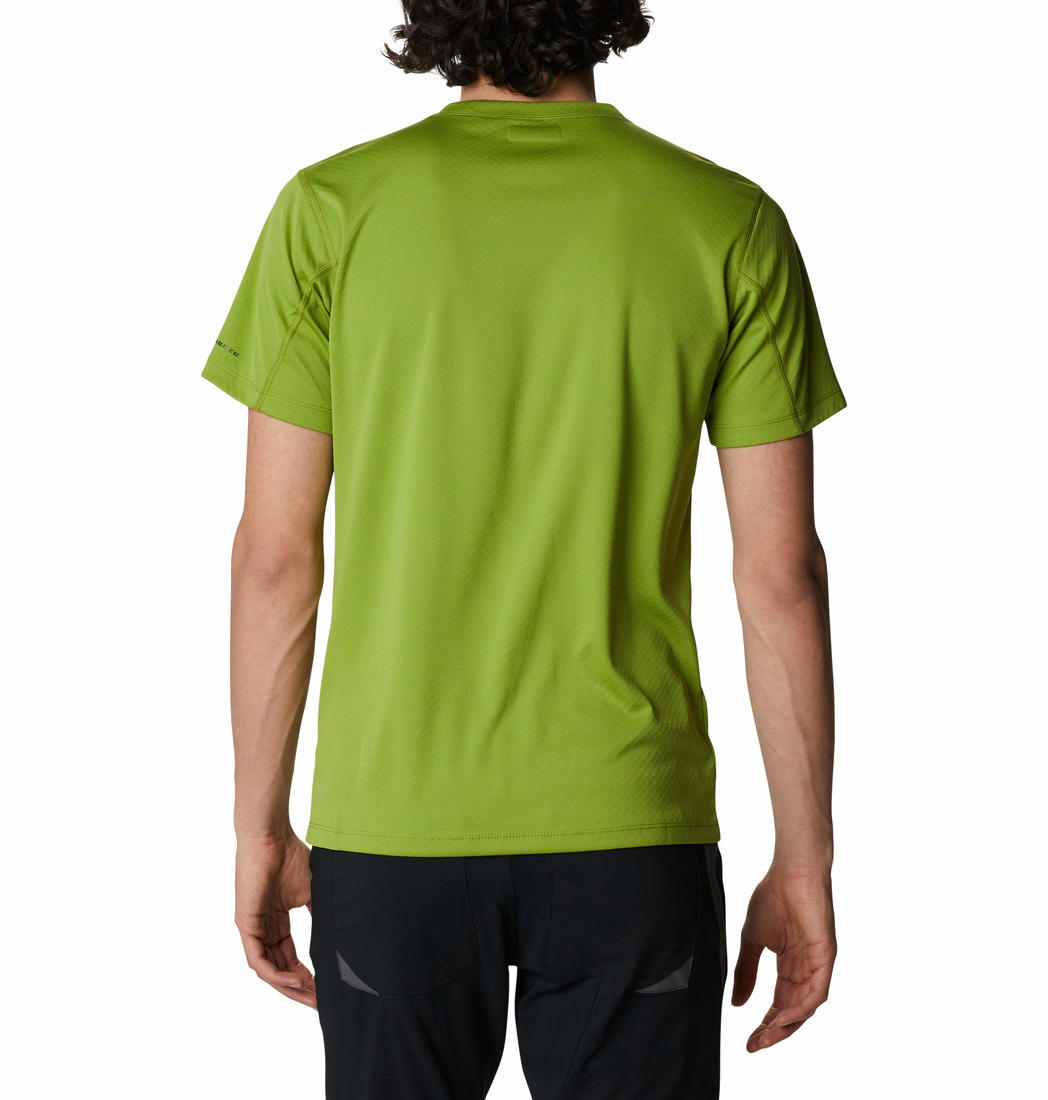Columbia Men Green Zero Rules Short Sleeve Graphic T-Shirt