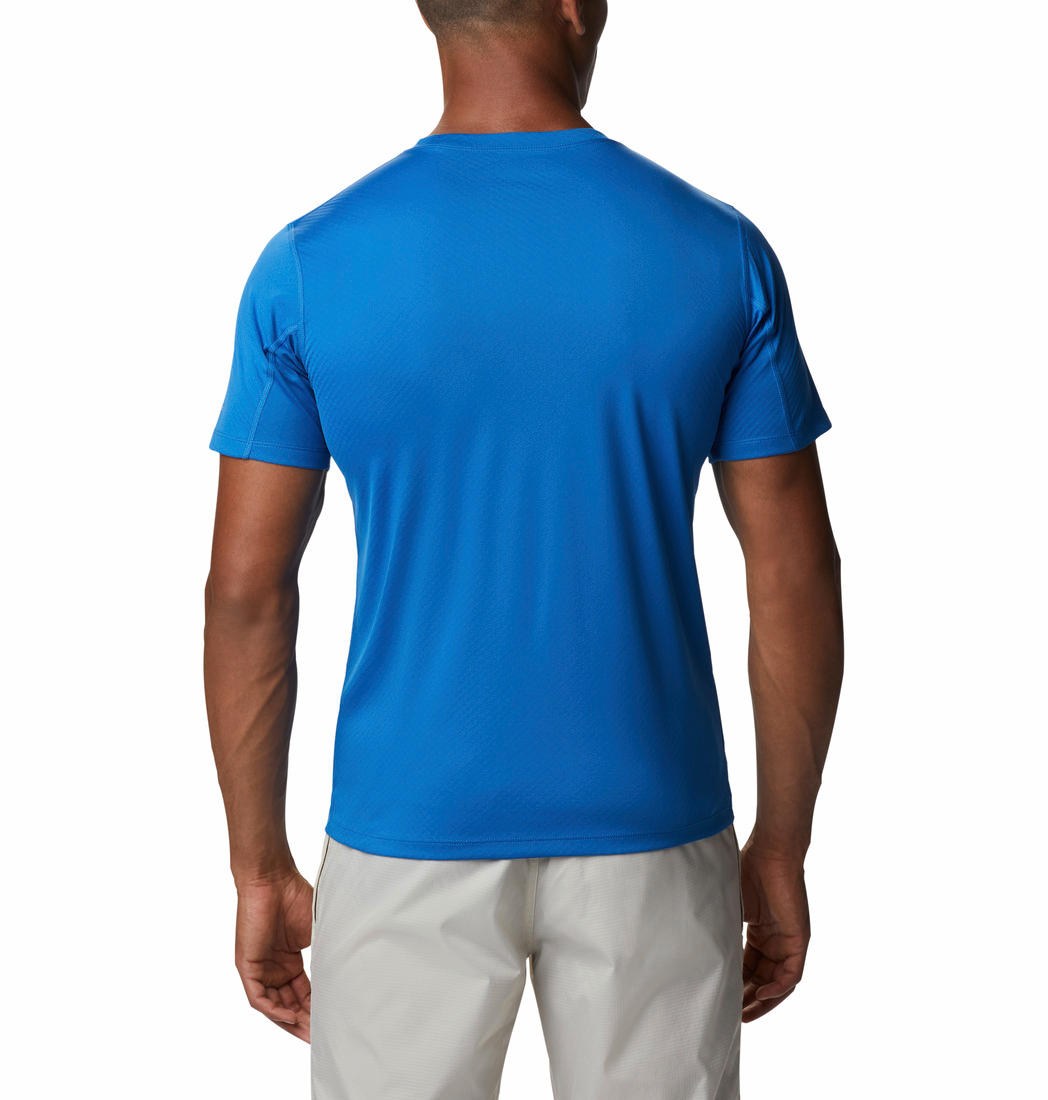 Columbia Men Blue Zero Rules Short Sleeve Graphic T-Shirt