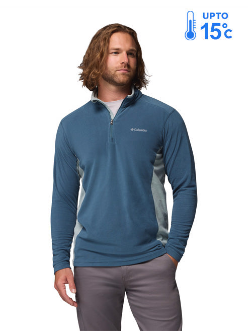 Columbia Men Blue Klamath Range II Pullover