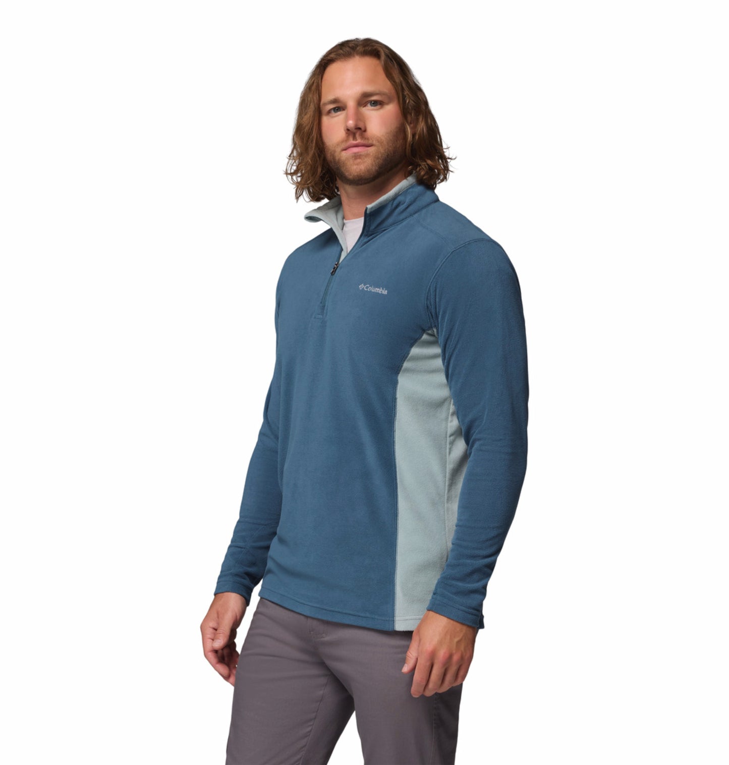Columbia Men Blue Klamath Range II Pullover
