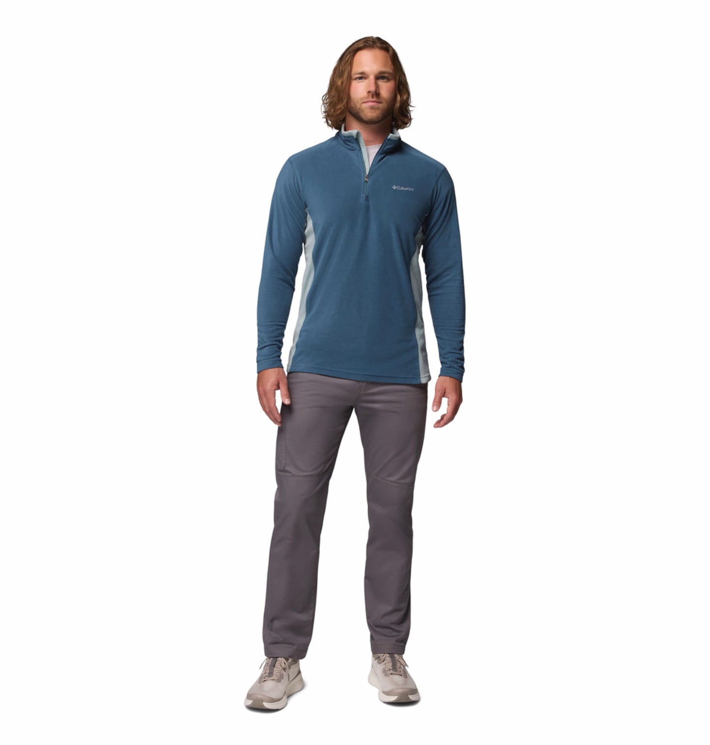 Columbia Men Blue Klamath Range II Pullover