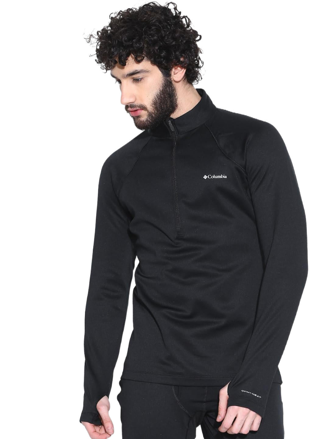 Columbia Men Black Extreme Fleece II Long Sleeve Half Zip (Non Returnable)