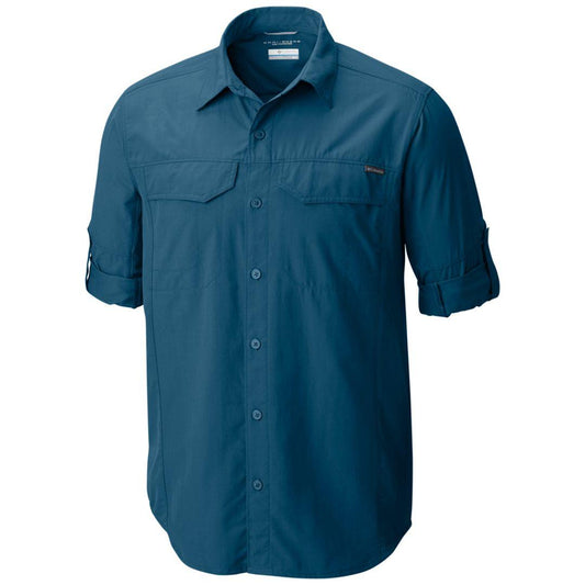 Columbia Men Blue Silver Ridge Long Sleeve Shirt