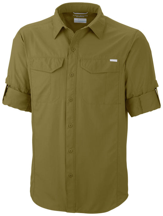 Columbia Men Blue Silver Ridge Long Sleeve Shirt