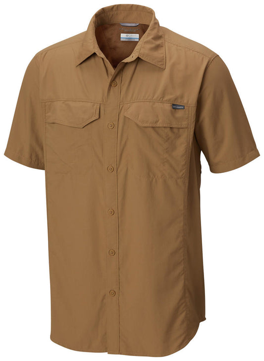 Columbia Men Brown Silver Ridge Short Sleeve Shirt