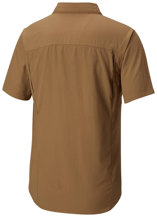 Columbia Men Brown Silver Ridge Short Sleeve Shirt