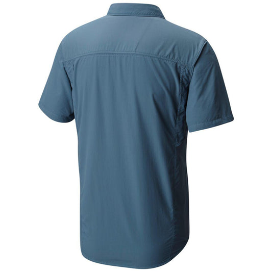 Columbia Men Blue Silver Ridge Short Sleeve Shirt