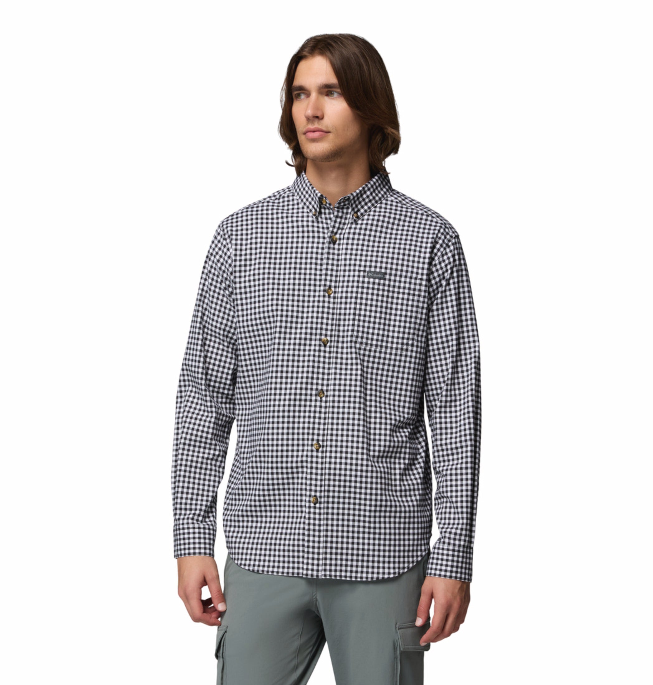 men black rapid rivers ii long sleeve shirt