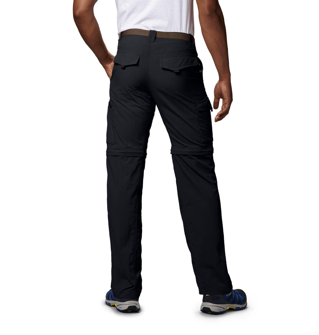 Columbia Men Black Silver Ridge Convertible Pant (Sun Protection)