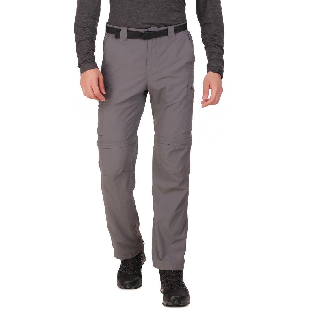 Columbia Men Grey Silver Ridge Convertible Pant